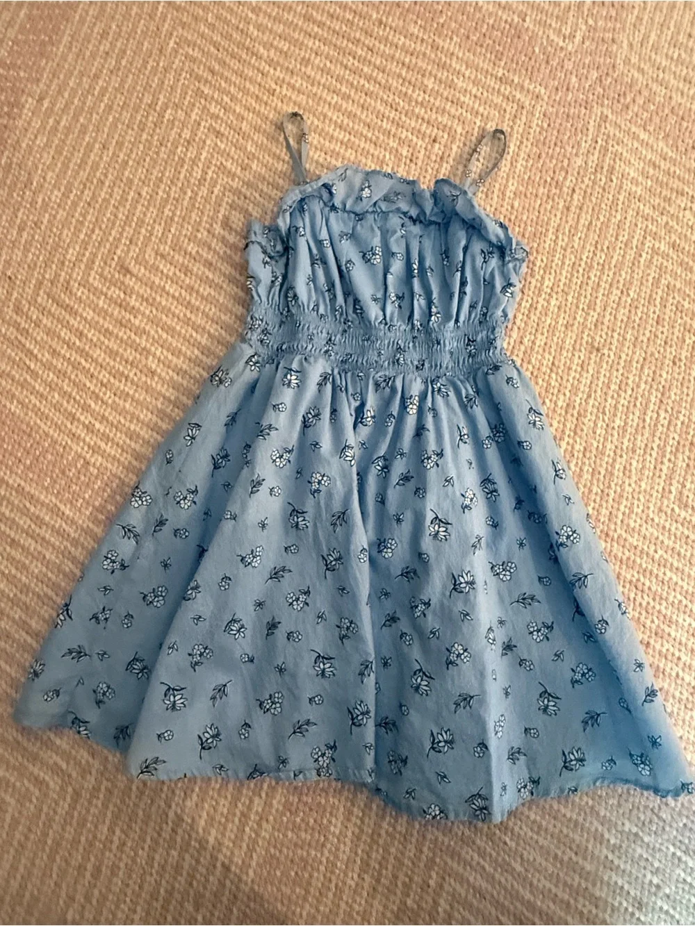 Janie and Jack Blue Floral Dress size 5